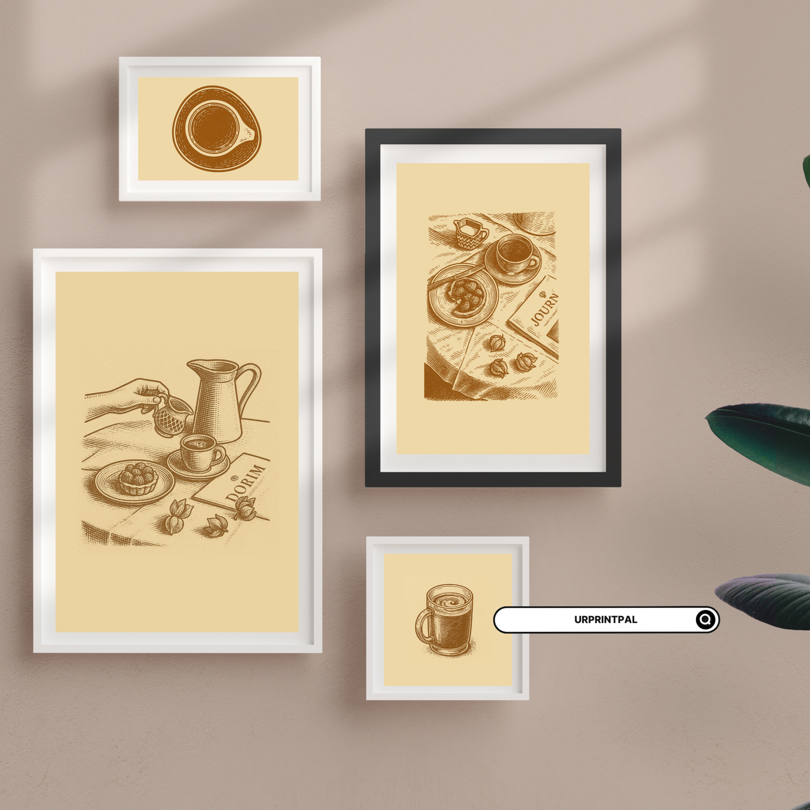 Vintage Coffee Wall Art Set - Image 5