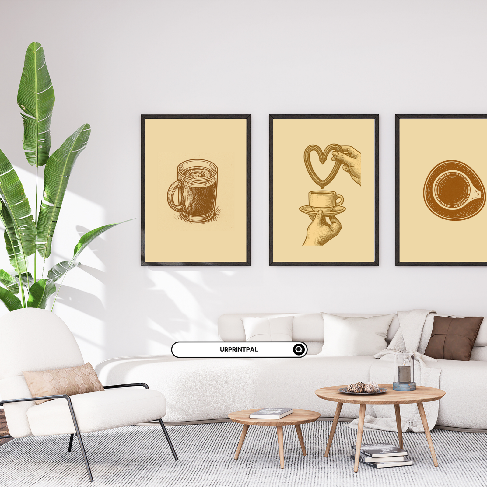 Vintage Coffee Wall Art Set