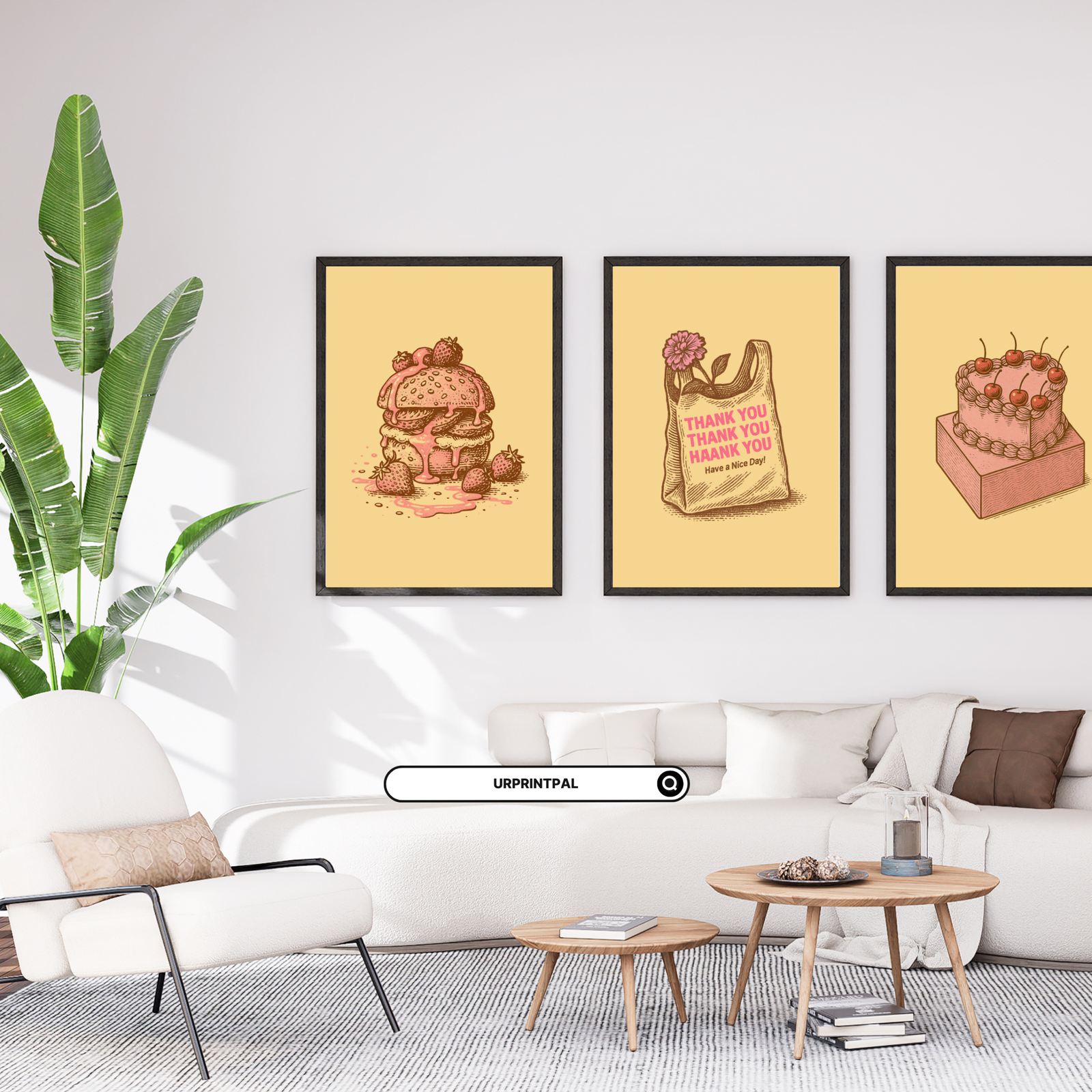 Strawberry Aesthetic Wall Art - Image 3