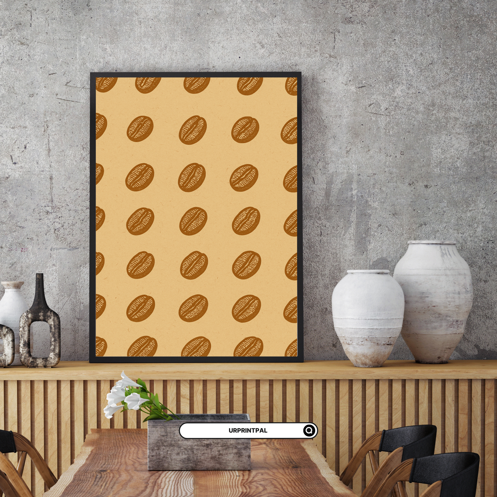 Vintage Coffee Wall Art Set - Image 2