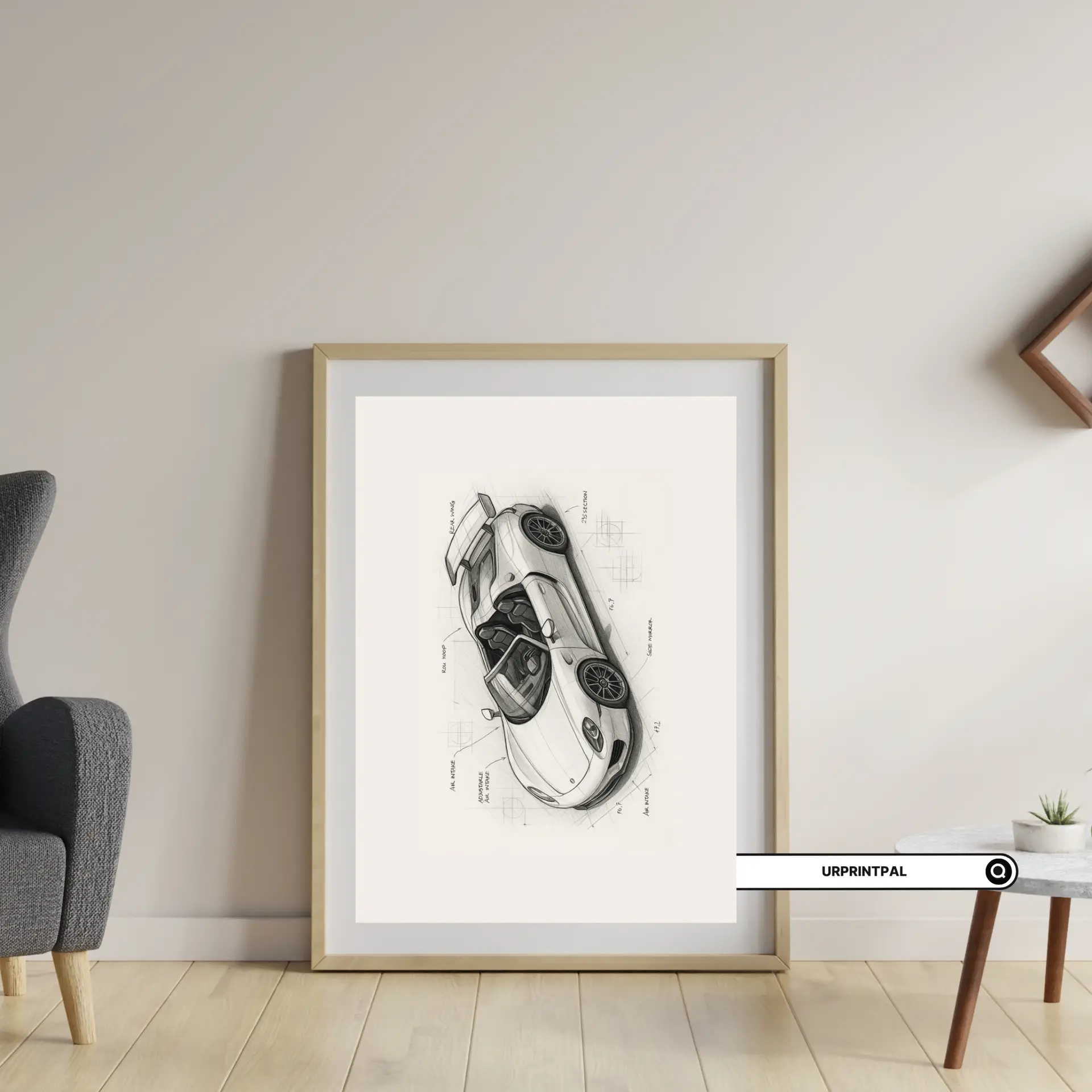 Porsche 918 Spyder Blueprint