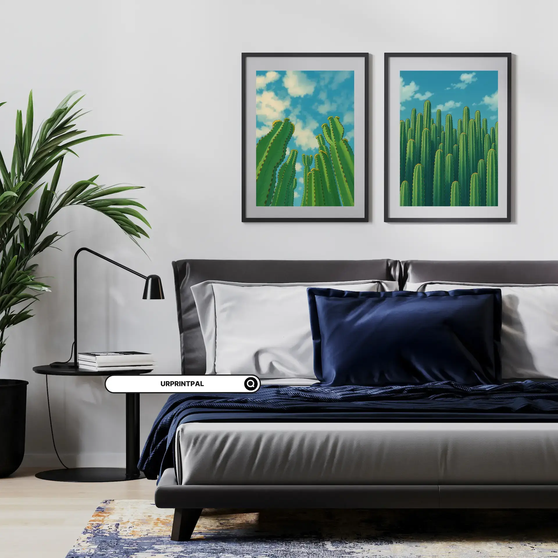 Modern Green Leaf Wall Art Prints - Image 7