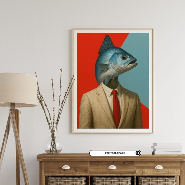 Surreal Collage Wall Art Print - Image 4