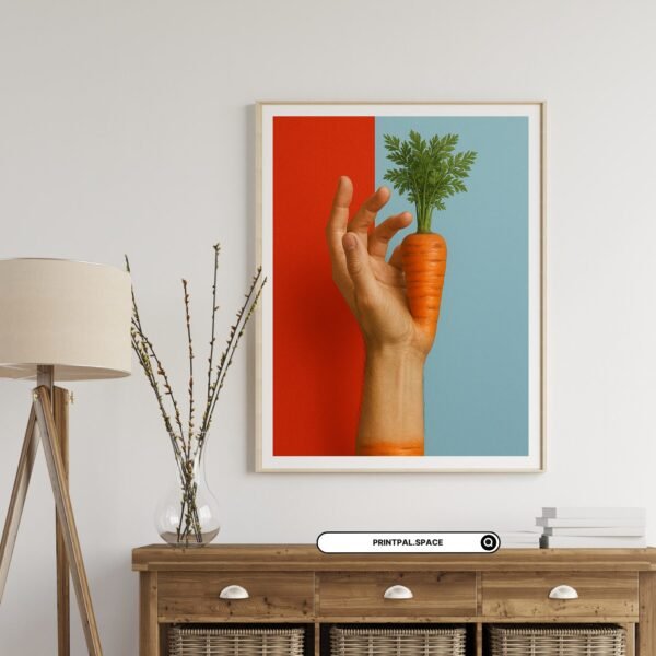 Brain, Desert & Elephant Abstract Poster - Image 6