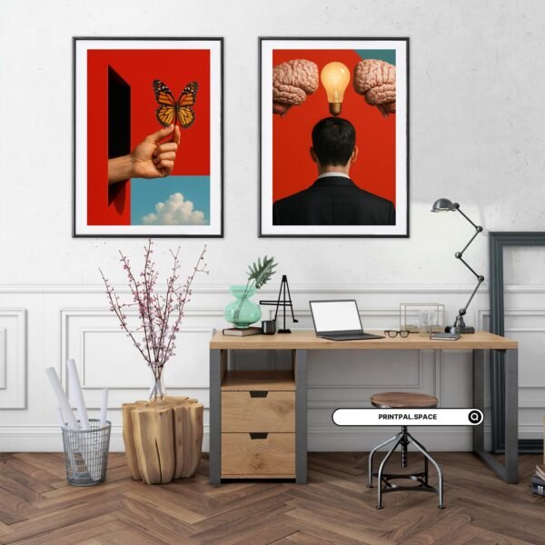 Greek Statue Collage Wall Art - Image 4