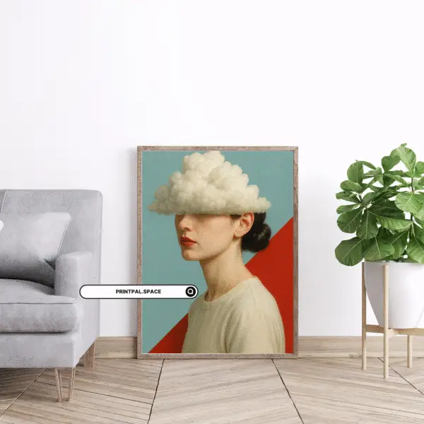 Red & Teal Modern Gallery Set - Image 6