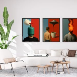 Surreal Collage Wall Art Print