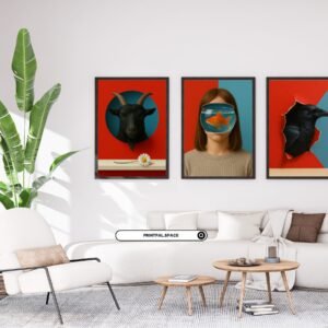 Surreal Pop Art Print Set