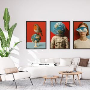 Surreal Portrait Art Prints