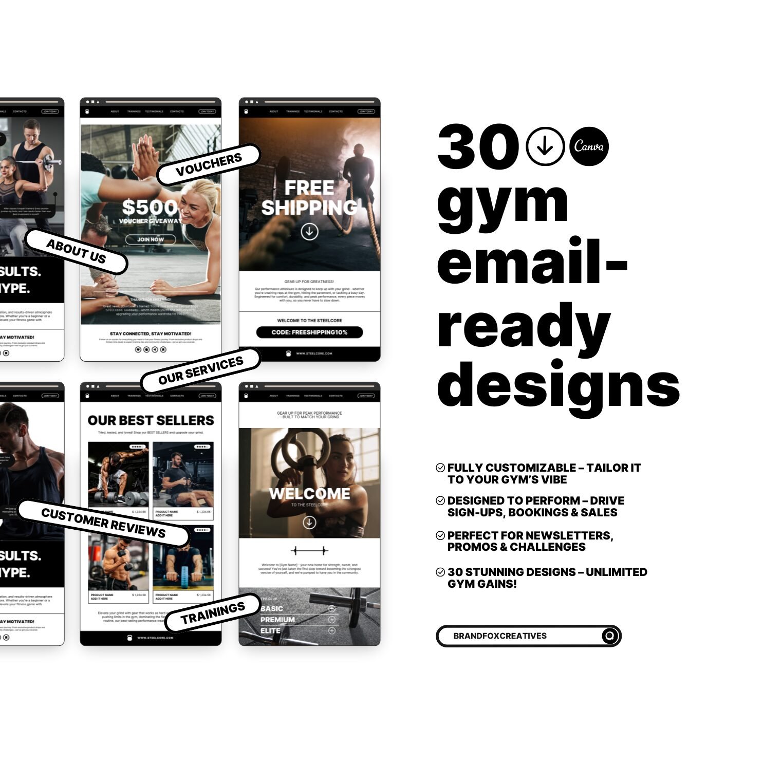 Gym Newsletter Template - Image 2