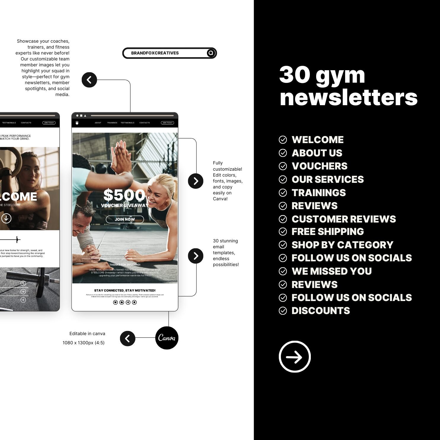 Gym Newsletter Template - Image 5