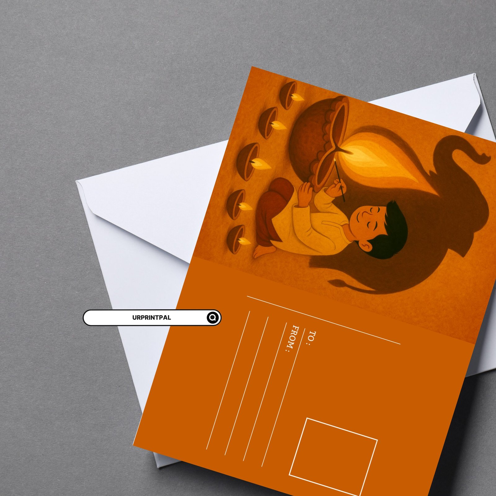 Digital Diwali Postcards